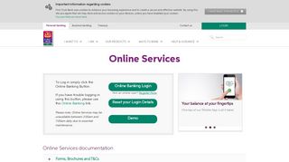 Online Services Login - First Trust Bank