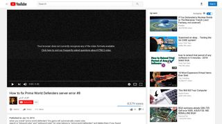 How to fix Prime World Defenders server error #8 - YouTube