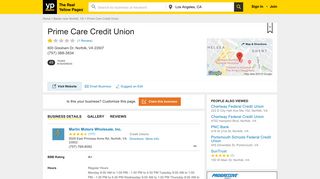 Prime Care Credit Union 600 Gresham Dr, Norfolk, VA 23507 - YP.com