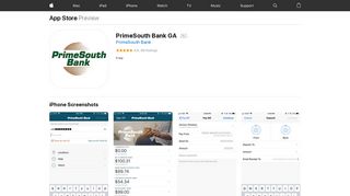 PrimeSouth Bank GA on the App Store - iTunes - Apple