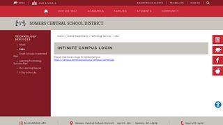 Infinite Campus Login - Somers Central School District