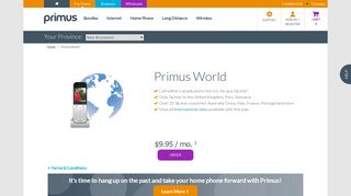 Primus World - Long Distance - Primus Canada - Primus - New ...