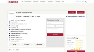 Primus Private School (Reviews) Dubai, UAE - Edarabia