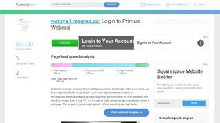 Access webmail.magma.ca. Login to Primus Webmail