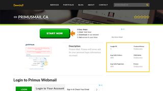 Welcome to Primusmail.ca - Login to Primus Webmail