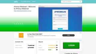 webmail.primusonline.com.au - iPrimus Webmail :: Welcome to ... - Sur.ly