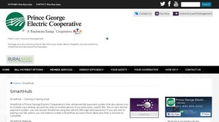 SmartHub | Prince George Electric Cooperative