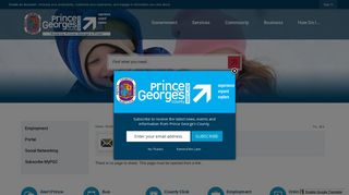 Email Page - Prince George's County, MD