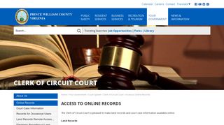 Access to Online Records - Prince William County Government