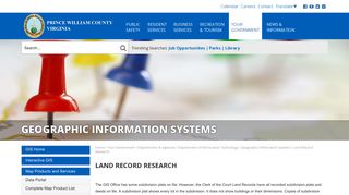 Land Record Research - Prince William County Government