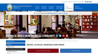 Books, Catalog, Renewals and More - Prince William County ...