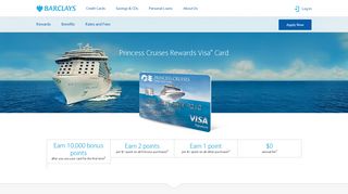 Princess Cruises® Rewards Visa® Card | Travel Card | Barclays US