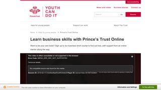 Learn business skills with Prince's Trust Online | Help for young ...