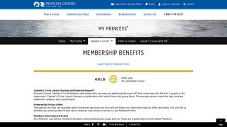 Captain Circle : Membership Benefits - Princess.com - Princess Cruises