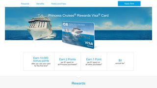 Introducing The Princess Cruises Rewards Visa Card