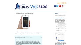 princess-at-sea-messenger-app — The Cruise Web Blog