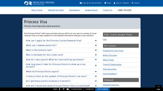 FAQ: Cruise Answer Place : Princess Visa - Princess Cruises