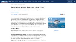Barclays Princess Cruises Rewards Visa Card Review | U.S. News