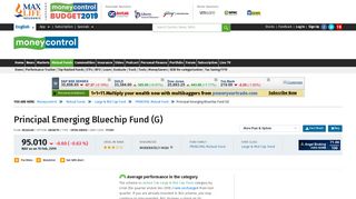Principal Emerging Bluechip Fund (G) [96.050] | PRINCIPAL Mutual ...