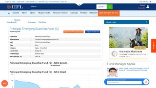 Principal Emerging Bluechip Fund (G) - PRINCIPAL Mutual Fund -Nav ...