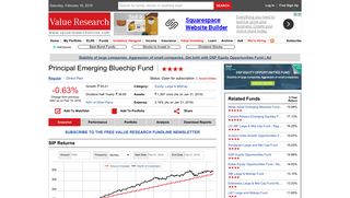 Principal Emerging Bluechip Fund : Fund Snapshot : Principal Mutual ...