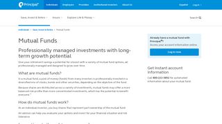 Mutual Funds | Principal - Principal Financial