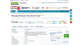 Principal Personal Tax Saver Fund Information | Principal Personal ...