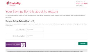 Your Savings Bond is about to mature - Principality Building Society