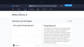 Pring Special K — Trend Analysis — Indicators and Signals ...