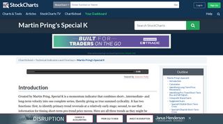 Martin Pring's Special K [ChartSchool] - StockCharts.com