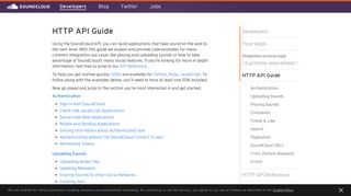 HTTP API - Guide - SoundCloud Developers