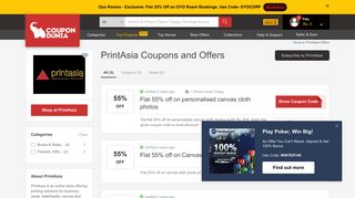 PrintAsia Coupons & Offers, January 2019 Promo Codes - CouponDunia