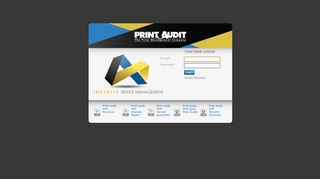 Partner Login - Infinite Device Management - Login - Print Audit