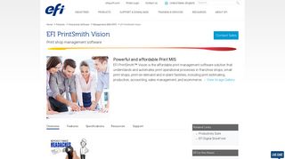 Print Shop Management Software – PrintSmith Vision | EFI