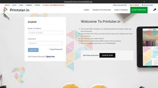 Signup on Printster.in :: Register yourself an get 10% Discount on ...