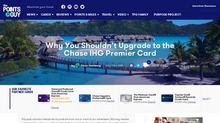 Why You Shouldn't Upgrade to the Chase IHG Premier Card