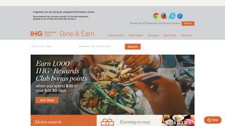 IHG® Rewards Club Dining