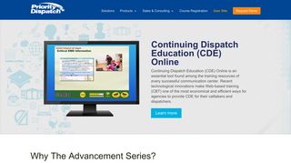 Continuing Dispatch Education (CDE) Online - Priority Dispatch Corp.