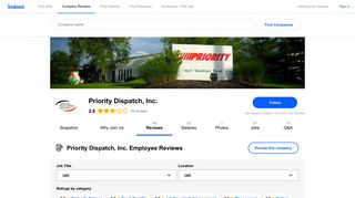 Working as a Delivery Driver at Priority Dispatch, Inc.: Employee ...