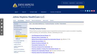 Priority Partners Forms - Johns Hopkins Medicine