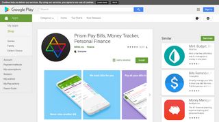 Prism Pay Bills, Money Tracker, Personal Finance - Apps on Google ...