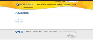 PrismHR Access | WorkSmart Systems is a Professional Employer ...