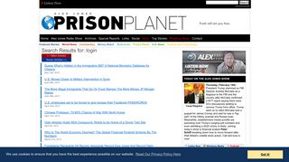 Prison Planet.com » Search Results » login