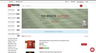 Pristine Auction: Online Sports Memorabilia Auction