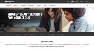 Managed Private Cloud Solutions | Rackspace