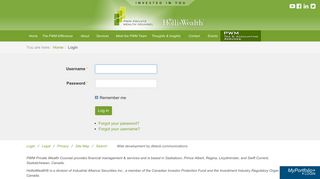 Login - PWM Private Wealth Counsel