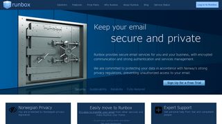 Secure and Private Email Hosting Services by Runbox