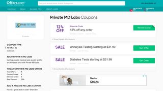 Private MD Labs Coupons & Promo Codes 2019: 12% off
