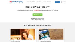 Rent Out Your Home Privately Online | Private Property
