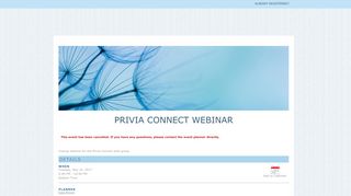 Privia Connect Webinar - Event Summary | Online Registration by Cvent